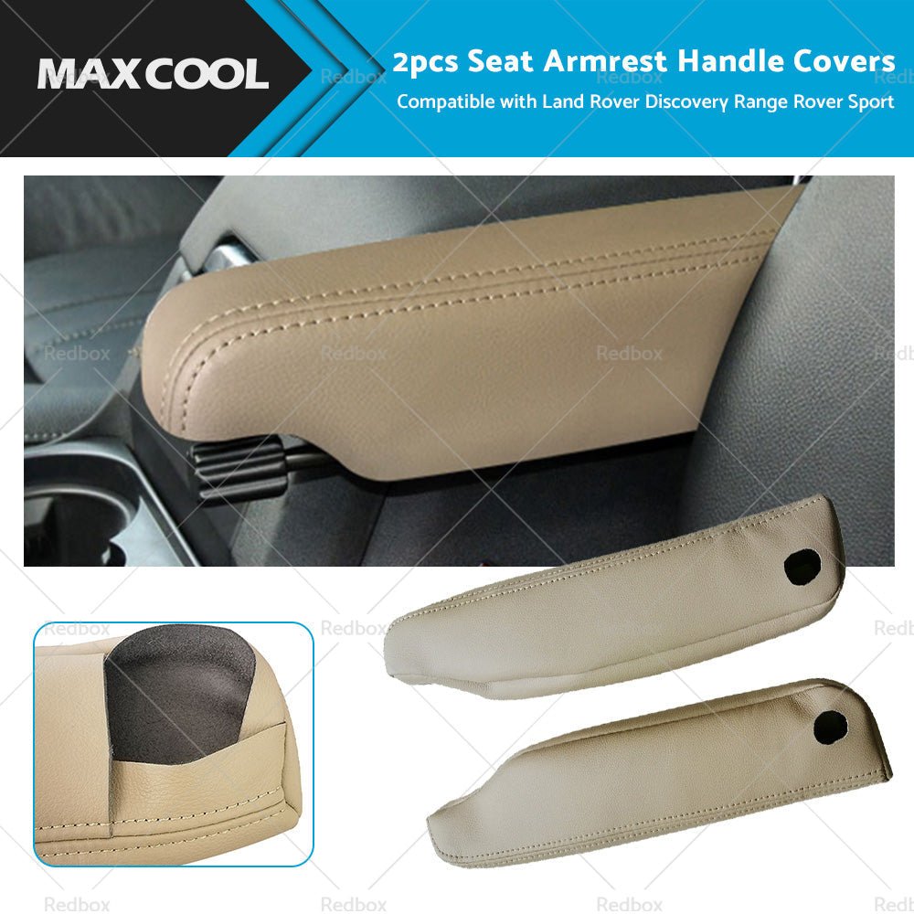 2PCS LEATHER Seat Armrest Handle Cover Suitable For 2005 - 2013 Range Rover SPORT - Frazy's Auto Parts
