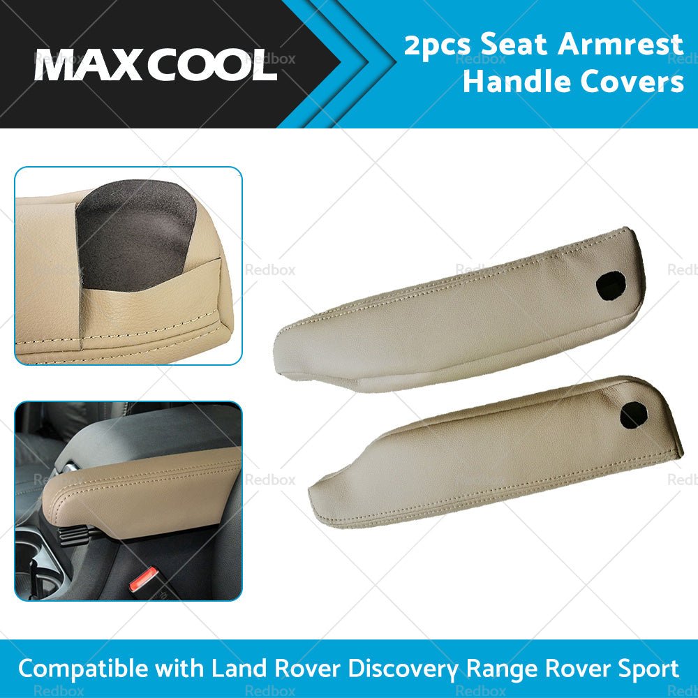 2PCS LEATHER Seat Armrest Handle Cover Suitable For 2005 - 2013 Range Rover SPORT - Frazy's Auto Parts