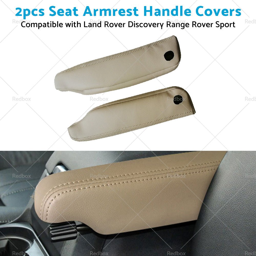 2PCS LEATHER Seat Armrest Handle Cover Suitable For 2005 - 2013 Range Rover SPORT - Frazy's Auto Parts