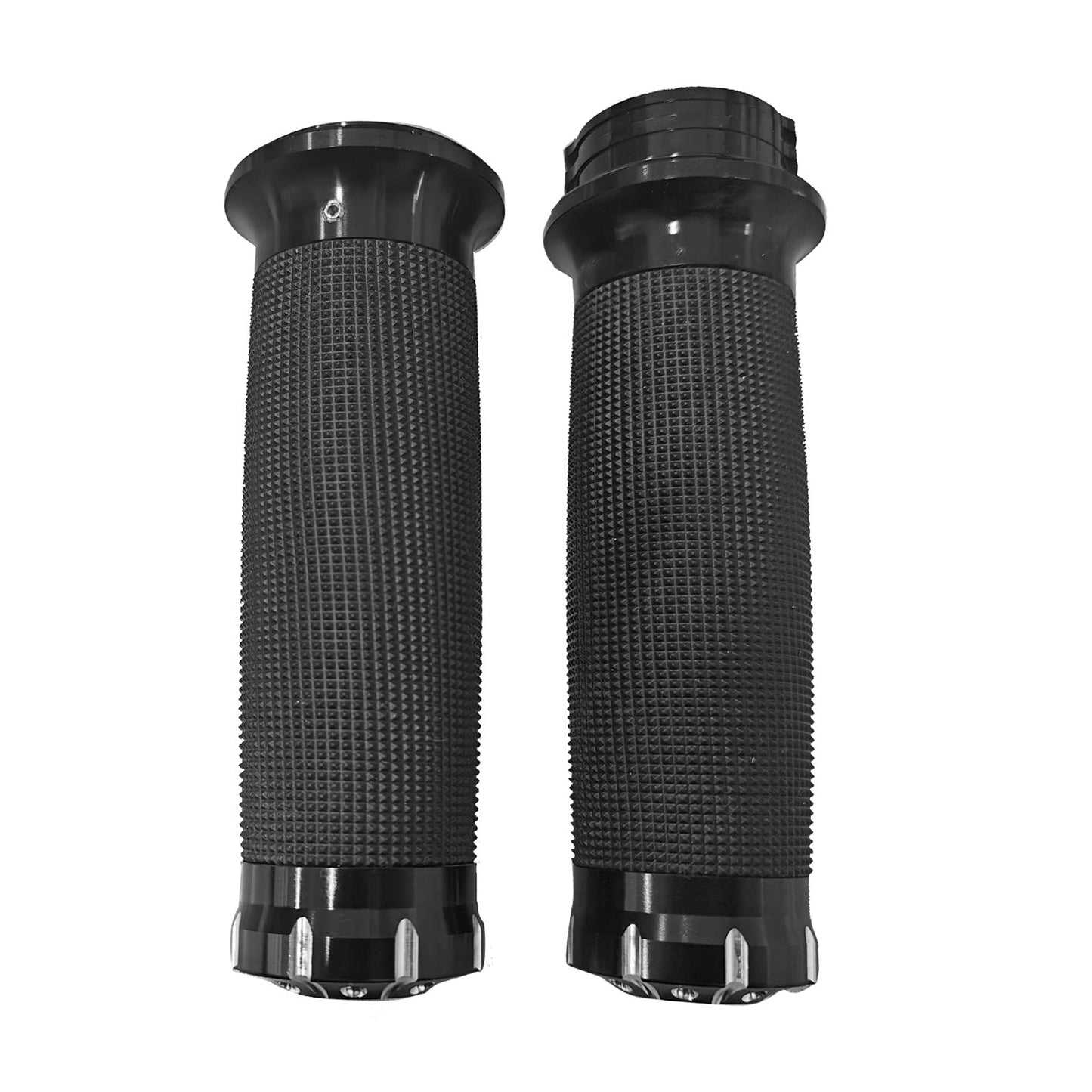 2PCS Motorcycle Handle Bar 1 inch Hand Grip Suitable for Harley Dyna Sportster - Frazy's Auto Parts