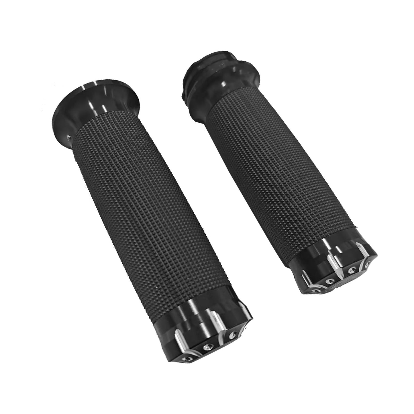 2PCS Motorcycle Handle Bar 1 inch Hand Grip Suitable for Harley Dyna Sportster - Frazy's Auto Parts