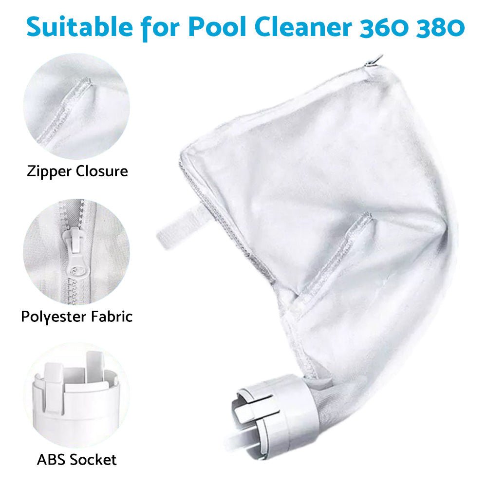 2PCS Pool Cleaner All Purpose Bag Suitable for 280 480 Pool Cleaner Zippered K13 - Frazy's Auto Parts