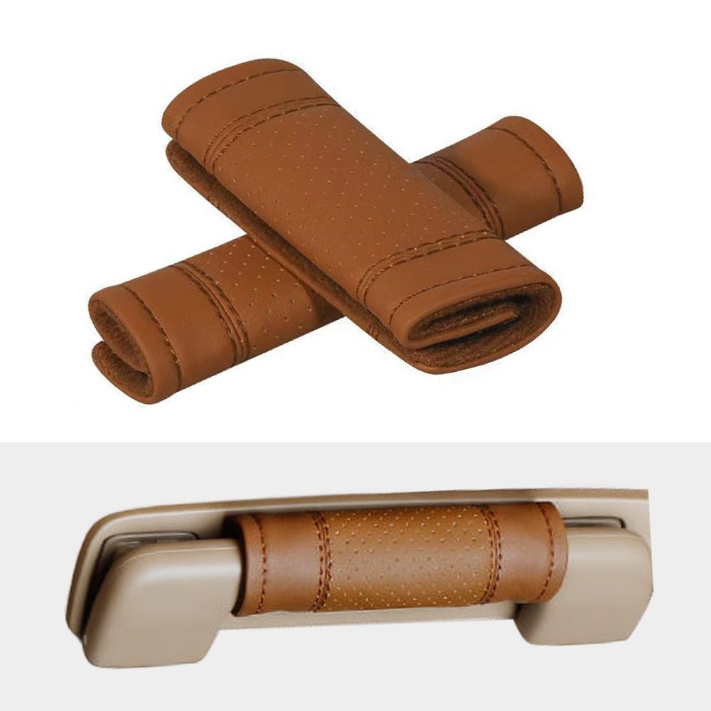 2pcs Universal Car Accessories Faux Leather Door Handle Cover Soft Car Handle - Frazy's Auto Parts