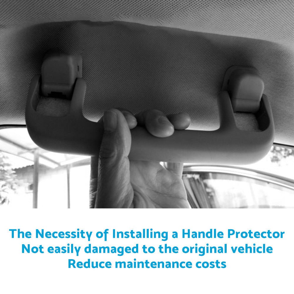 2pcs Universal Car Accessories Faux Leather Door Handle Cover Soft Car Handle - Frazy's Auto Parts