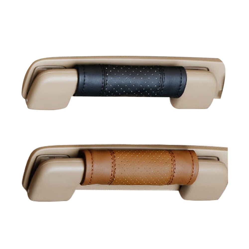 2pcs Universal Car Accessories Faux Leather Door Handle Cover Soft Car Handle - Frazy's Auto Parts