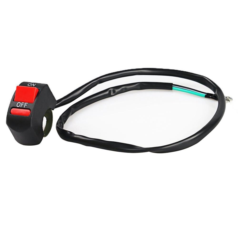 2PCS Universal Motorcycle ATV Bike Handlebar Light Switch ON OFF Button - Frazy's Auto Parts