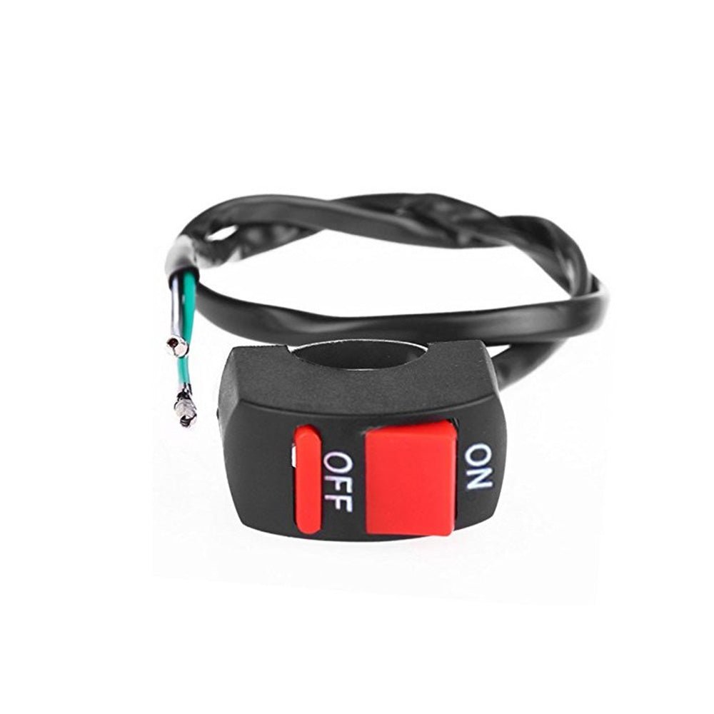 2PCS Universal Motorcycle ATV Bike Handlebar Light Switch ON OFF Button - Frazy's Auto Parts