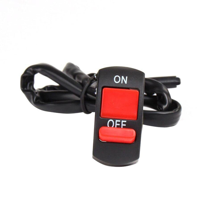 2PCS Universal Motorcycle ATV Bike Handlebar Light Switch ON OFF Button - Frazy's Auto Parts