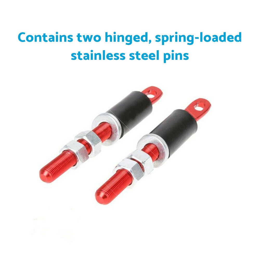 2Pcs Universal Racing Mount Bonnet Hood Plus Flush Latch Pin Locking Kit - Frazy's Auto Parts