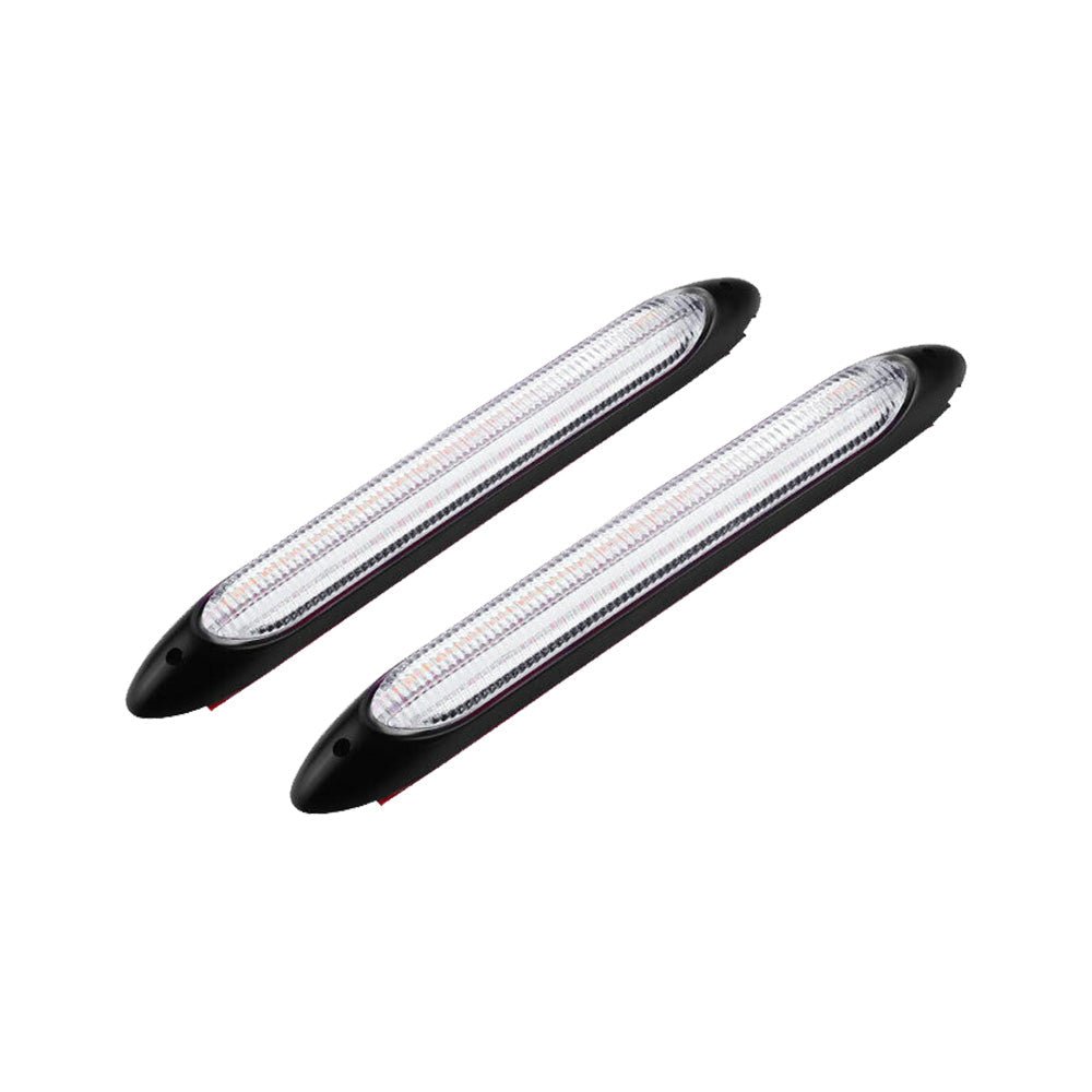 2x 15cm DRL LED Strip Lights Daytime Running Sequential Turn Signal Lamp - Frazy's Auto Parts