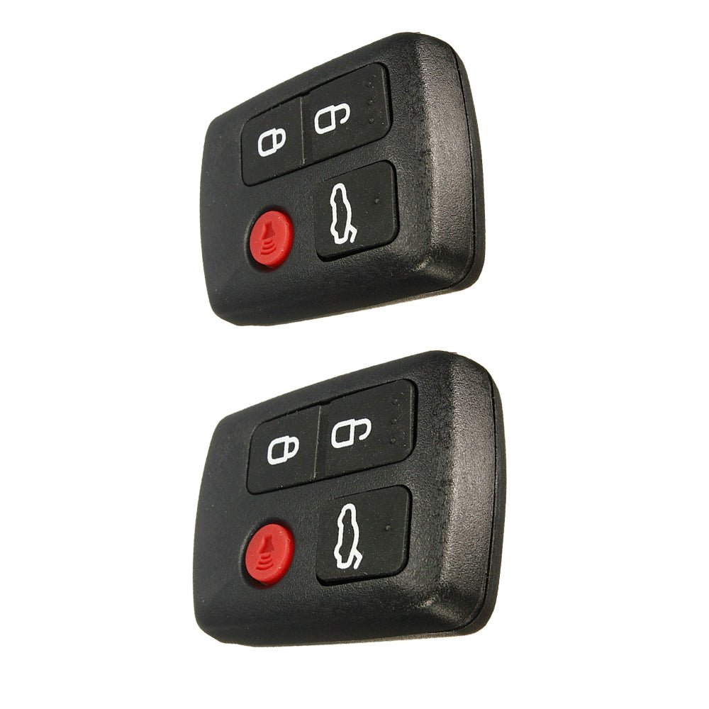 2x 4 - Button 433MHz Remote Car Key Suitable For Ford Territory SX, XR6, XR8, Falcon BA / BF - Frazy's Auto Parts