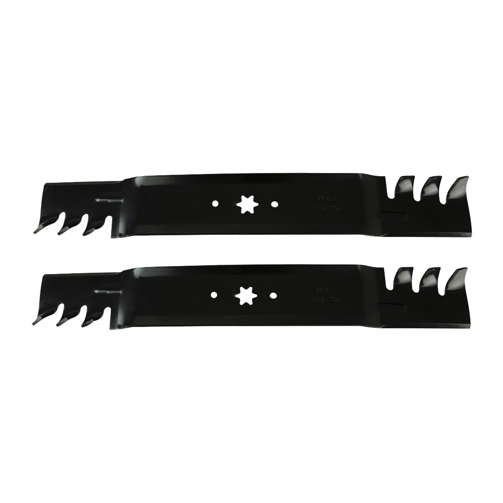 2x 42inch Blade Suitable for MTD and Cub Cadet ZTR RZT42 Gator Type Toothed Mulching - Frazy's Auto Parts