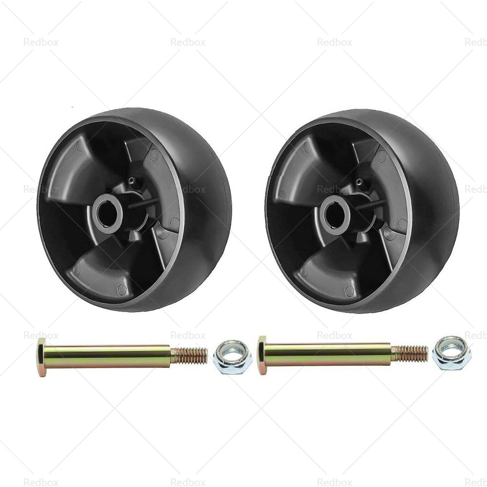2x 5 inch Universal Deck Wheels for Murray Rover Ride on Mowers 425620x92A 42581x50D - Frazy's Auto Parts