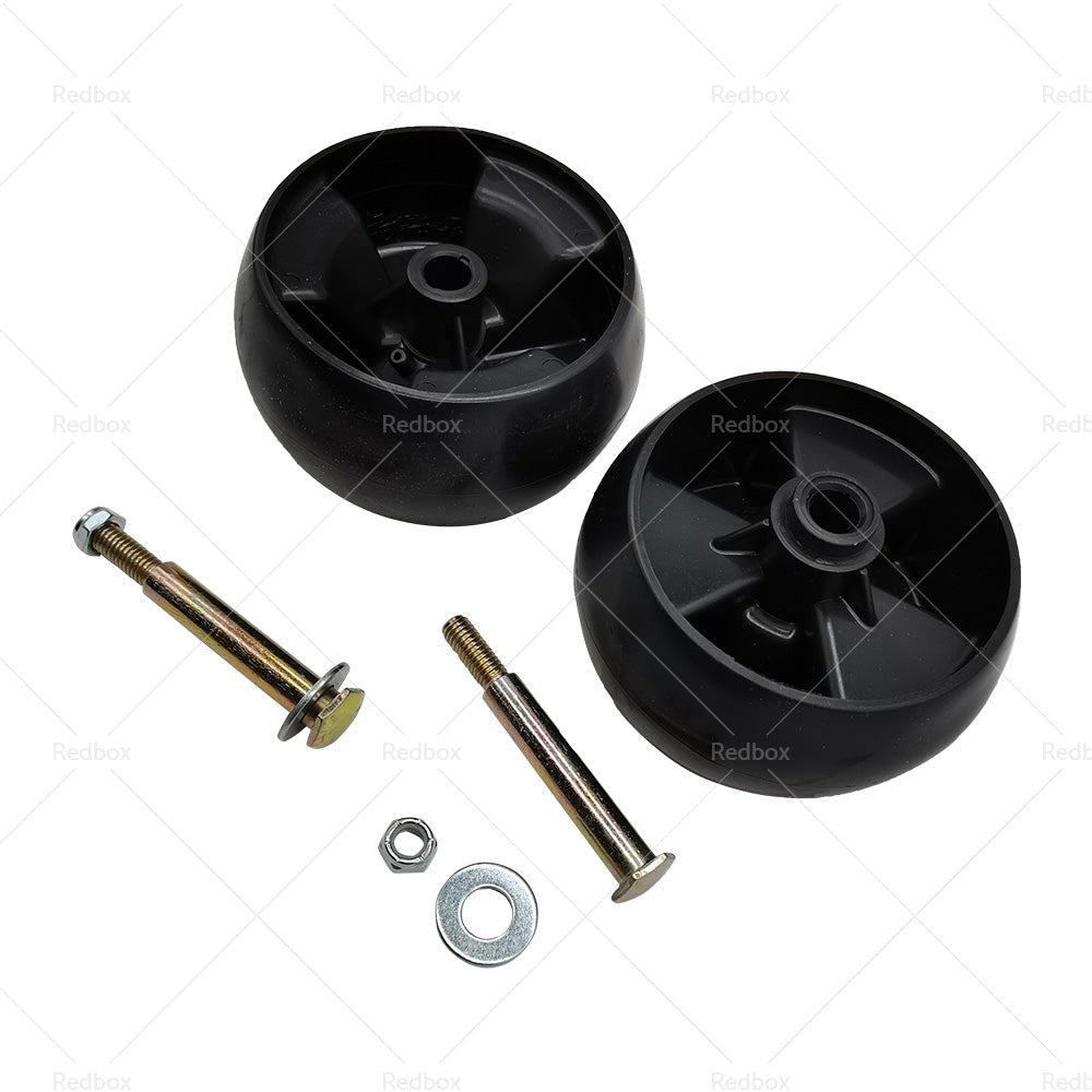 2x 5 inch Universal Deck Wheels for Murray Rover Ride on Mowers 425620x92A 42581x50D - Frazy's Auto Parts
