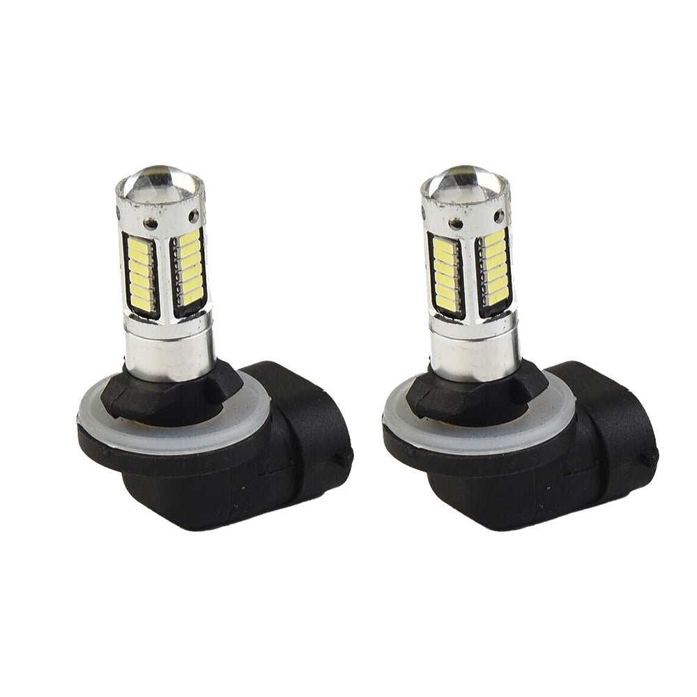 2x 881 H27 30W 6000K White LED Car SUV Fog Light Bulb DRL Lamp Extremely Bright - Frazy's Auto Parts