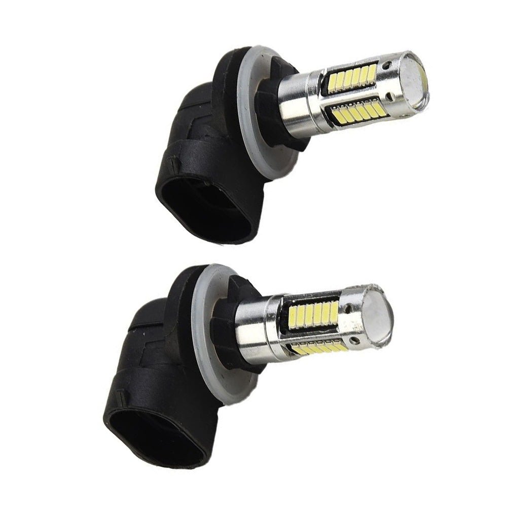2x 881 H27 30W 6000K White LED Car SUV Fog Light Bulb DRL Lamp Extremely Bright - Frazy's Auto Parts