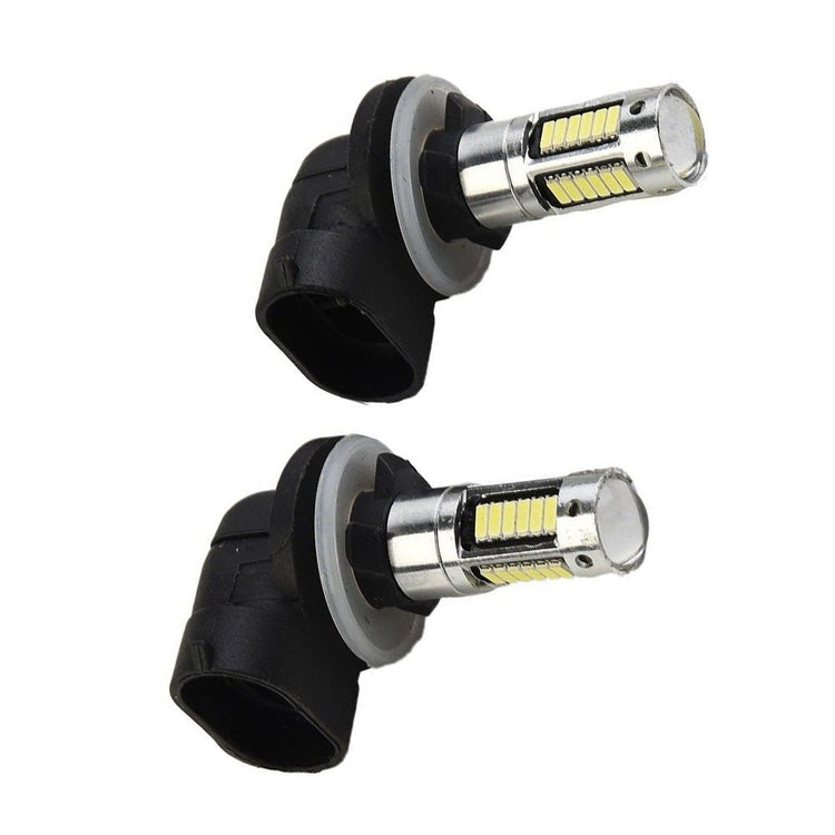 2x 881 H27 30W 6000K White LED Car SUV Fog Light Bulb DRL Lamp Extremely Bright - Frazy's Auto Parts