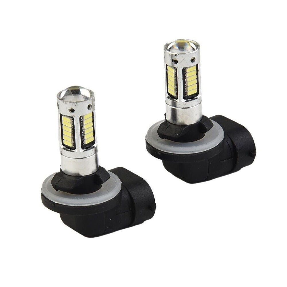 2x 881 H27 30W 6000K White LED Car SUV Fog Light Bulb DRL Lamp Extremely Bright - Frazy's Auto Parts