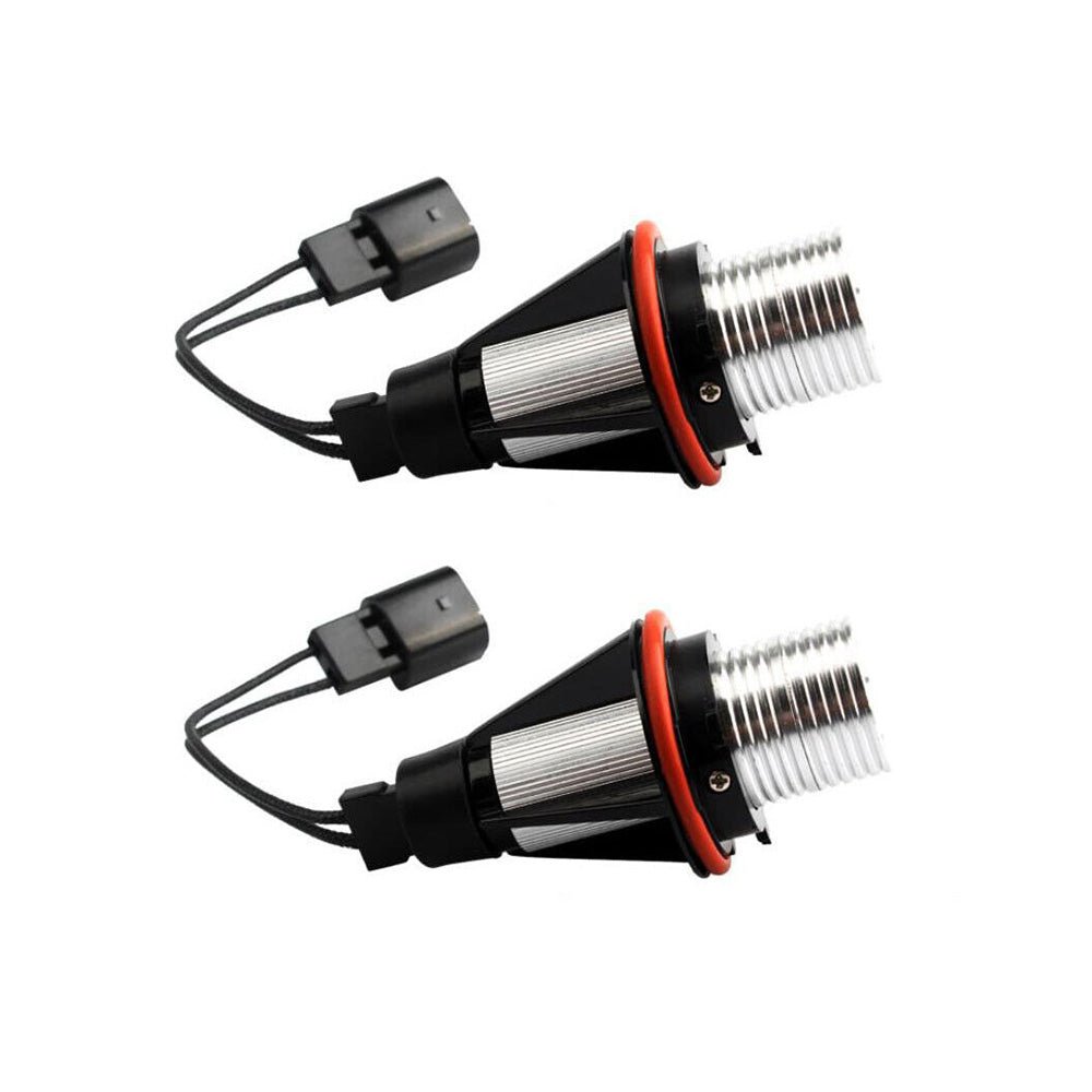 2x Angel Eyes LED Halo Ring Light Bulbs Error Free Suitable For BMW X5 E39 E53 E60 E61 E63 - Frazy's Auto Parts