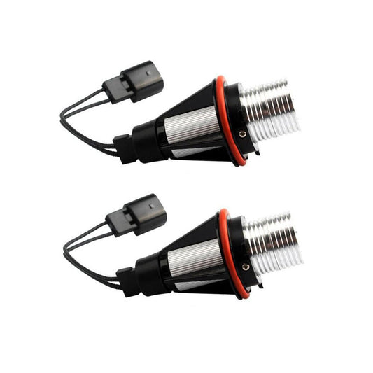2x Angel Eyes LED Halo Ring Light Bulbs Error Free Suitable For BMW X5 E39 E53 E60 E61 E63 - Frazy's Auto Parts