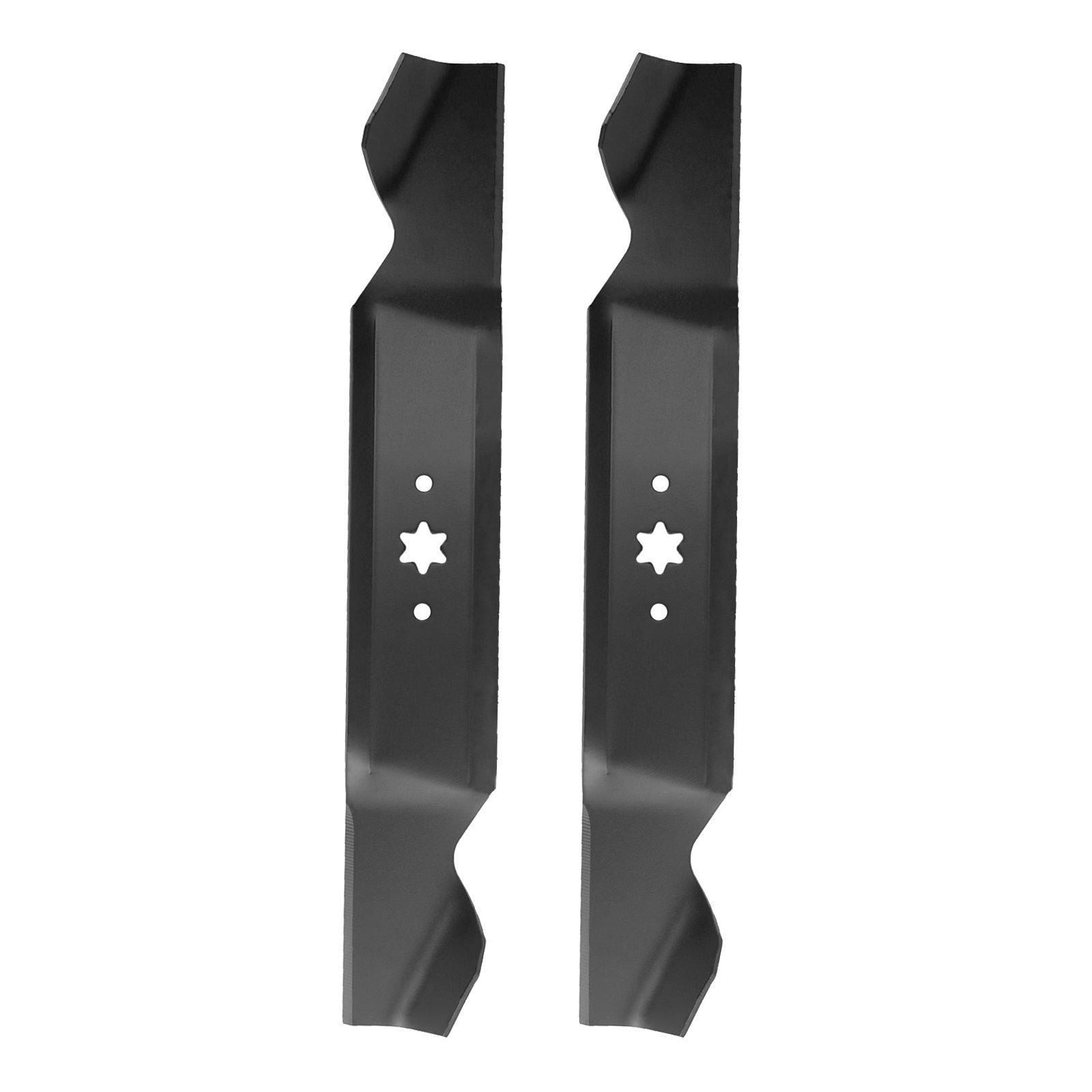 2x Blades Suitable for 38inch MTD Ride on Mowers 6 Point Centre Hole 742 - 0654 - Frazy's Auto Parts