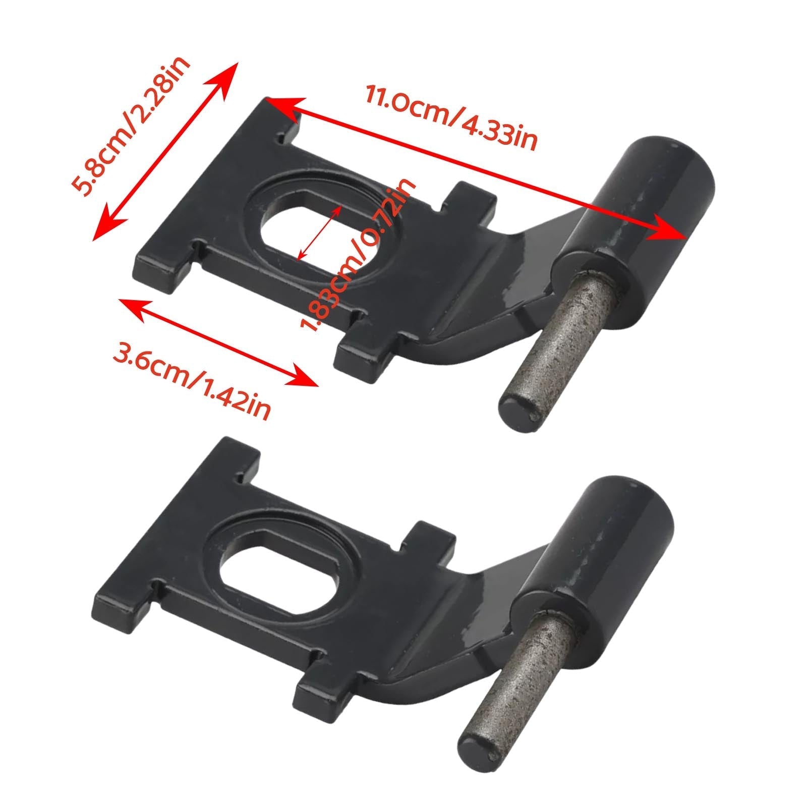 2X Cab Door Hinge Suitable For Bobcat S630 S650 S740 T650 T740 T770 T870 7193725 - Frazy's Auto Parts