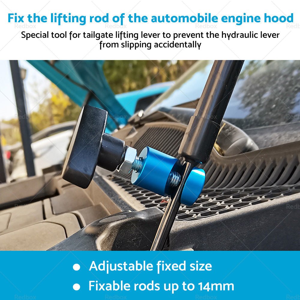 2X Car Auto Hood Lift Rod Support Clamp Shock Prop Strut Stopper Retainer Tool - Frazy's Auto Parts