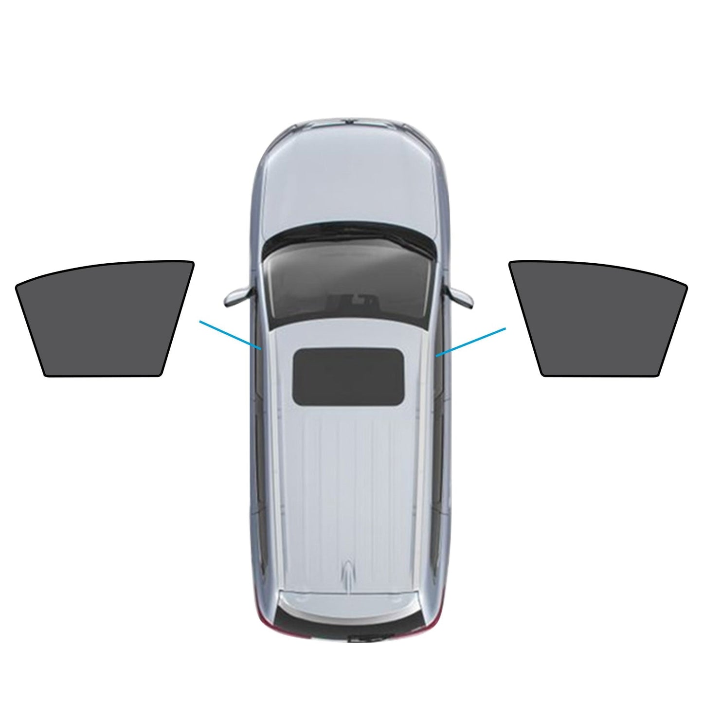 2x Car Front Window Shades Suitable for Mazda 6 Liftback 2nd Gen GH 2007 - 2012 - Frazy's Auto Parts
