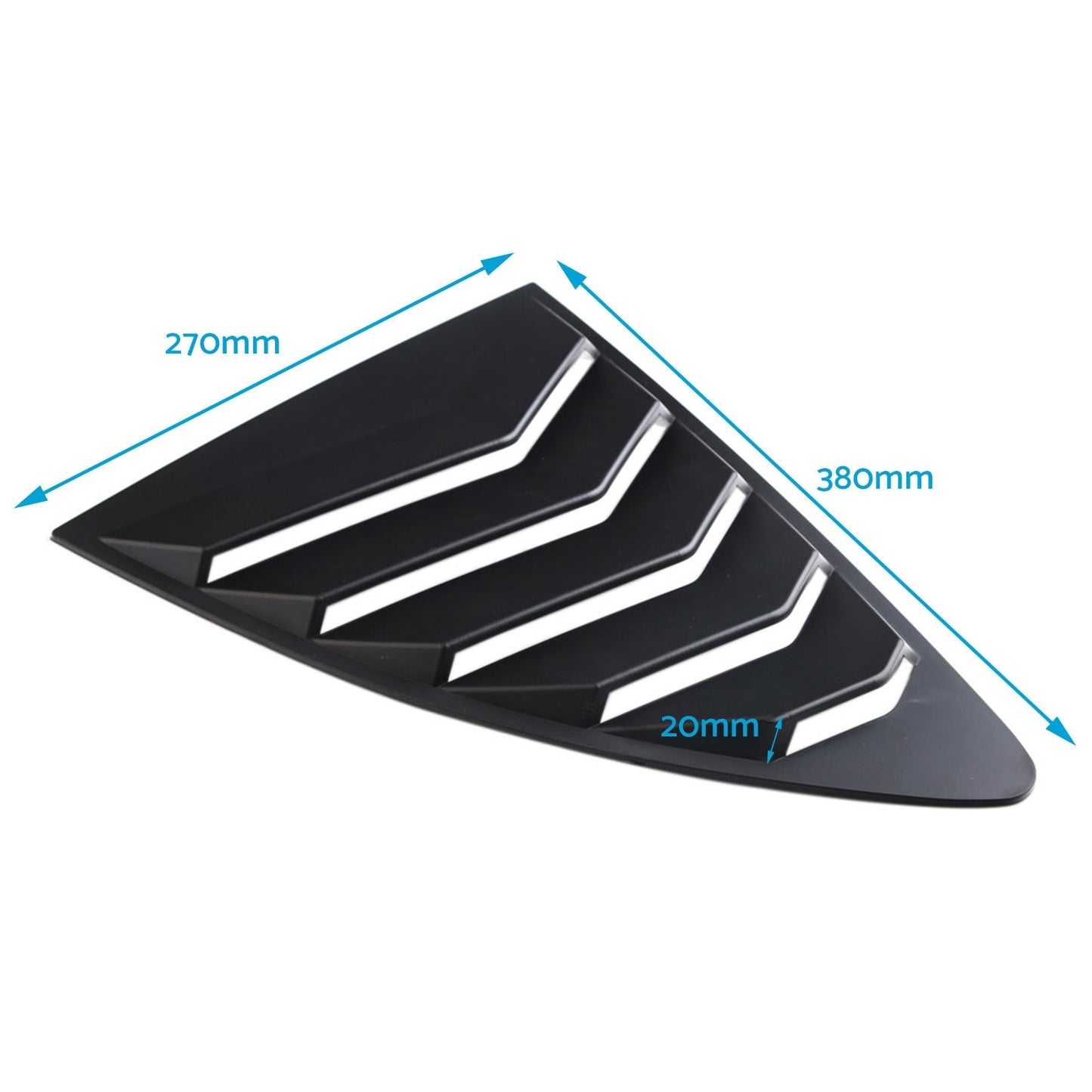 2x Car Rear Side Window Louvers Cover Suitable For Toyota 86 / Subaru BRZ 2013 - 2019 - Frazy's Auto Parts