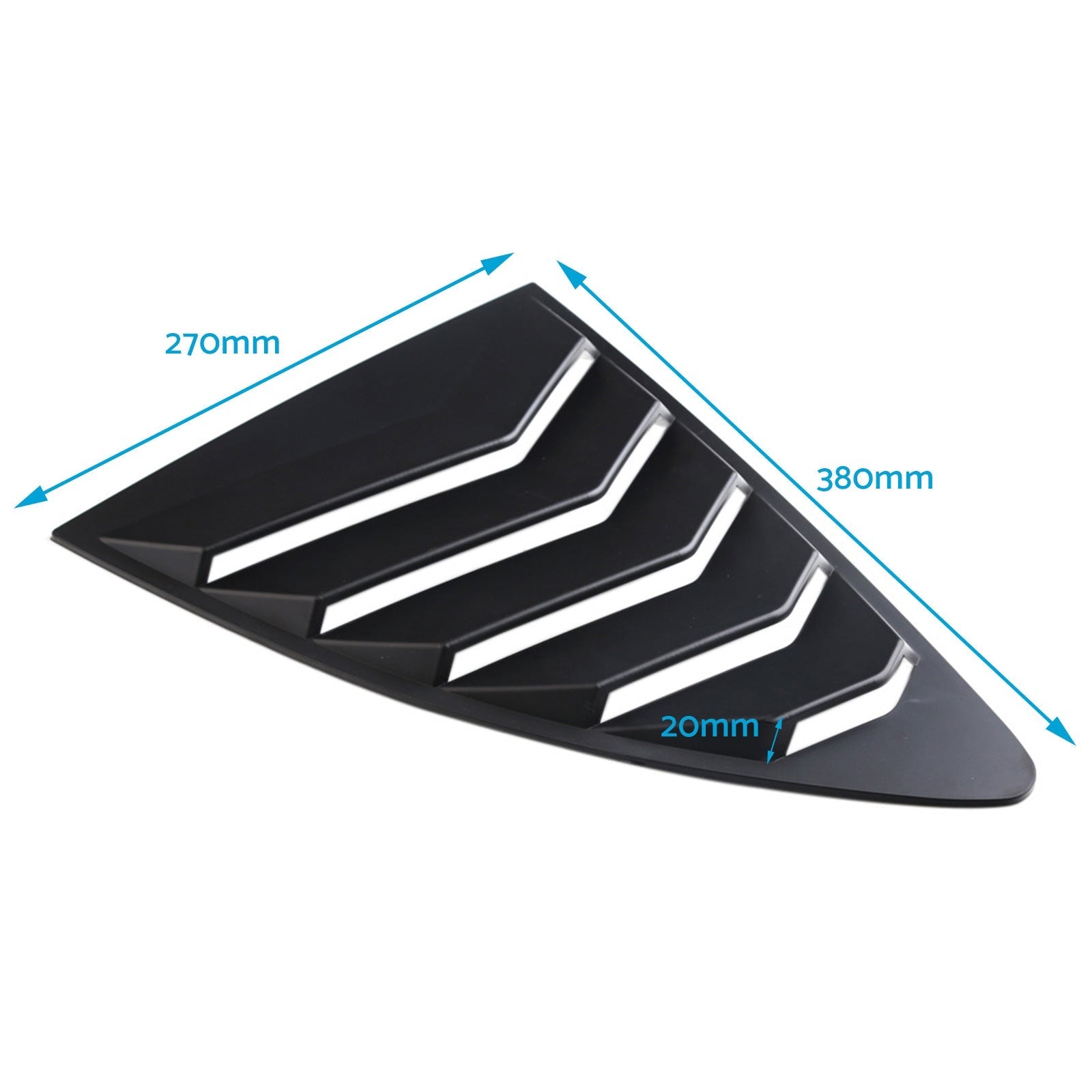 2x Car Rear Side Window Louvers Cover Suitable For Toyota 86 / Subaru BRZ 2013 - 2019 - Frazy's Auto Parts