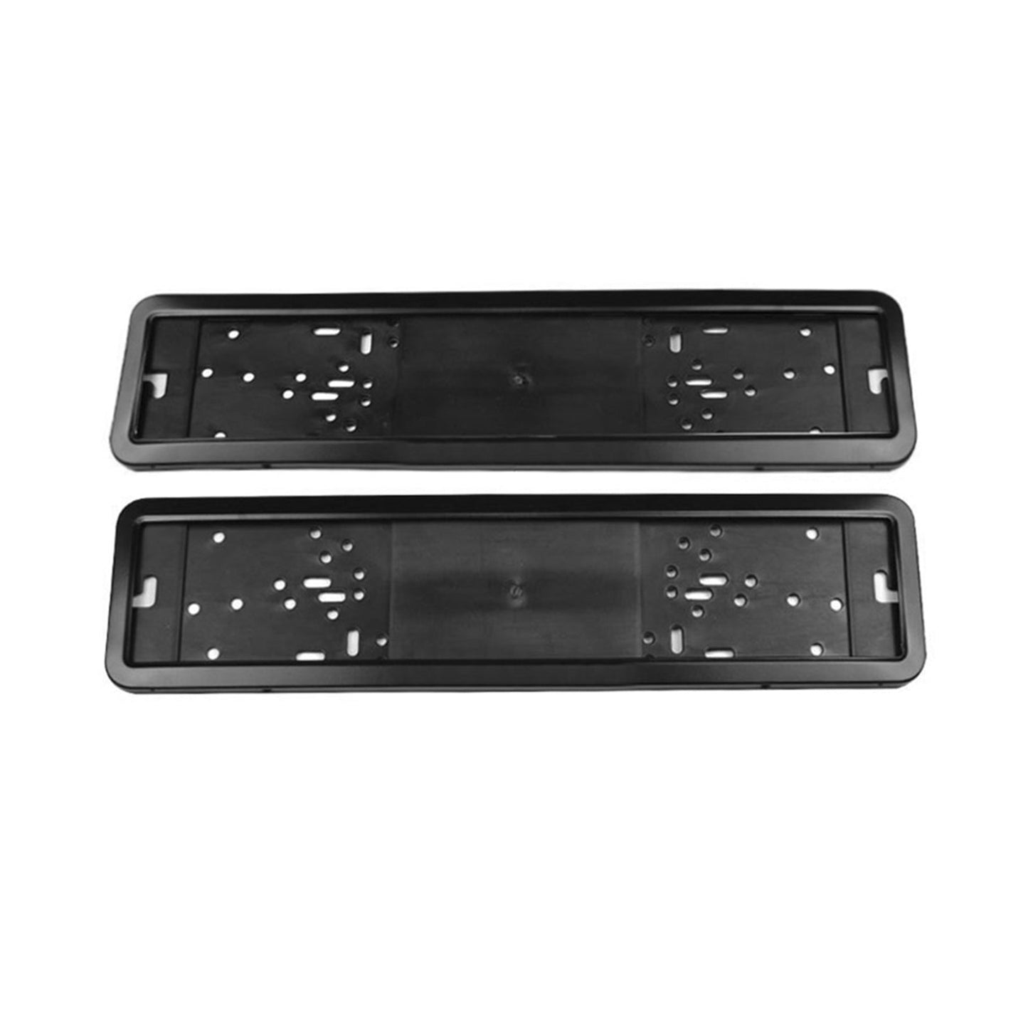 2x European License Plate Cover Frame Holder with Mounting Bracket Suitable For Standard Plates - Frazy's Auto Parts