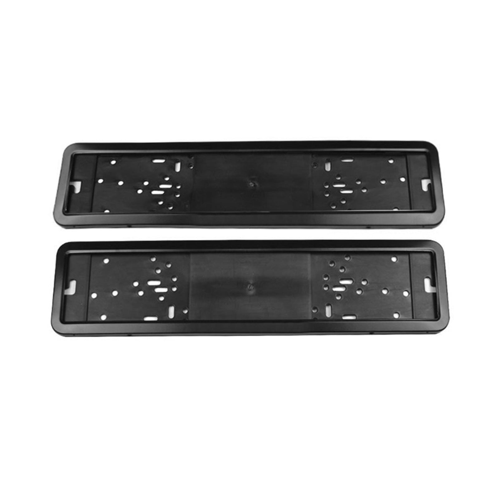 2x European License Plate Cover Frame Holder with Mounting Bracket Suitable For Standard Plates - Frazy's Auto Parts