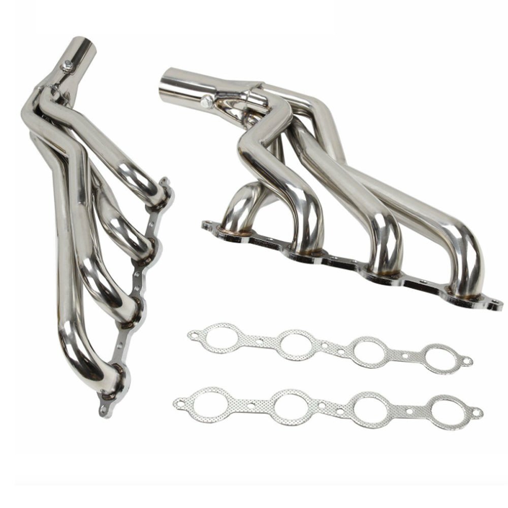 2x Exhaust Header Long Tube Suitable For Chevy GMC C10 C1500 LS1 LS2 LS3 EH28968 - Frazy's Auto Parts
