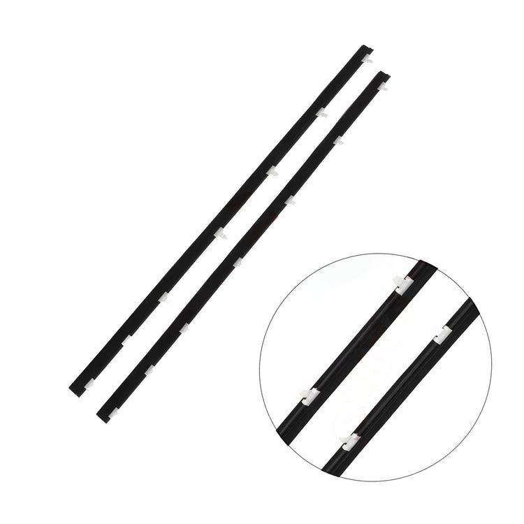 2x Front Outer Door Weatherstrips Suitable For Toyota LandCruiser 70 / 75 / 78 / 79 Series - Frazy's Auto Parts