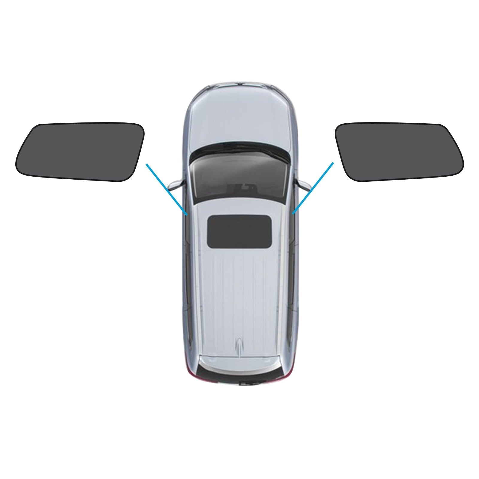 2x Front Window Magnetic Mesh Sunshade Suitable for Kia Carnival YP Series 15 - 20 - Frazy's Auto Parts
