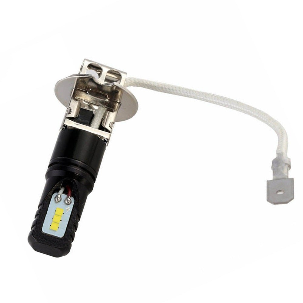 2x H3 80W 6000LM LED Headlight Bulbs White 6500K Suitable For Car Use - Frazy's Auto Parts