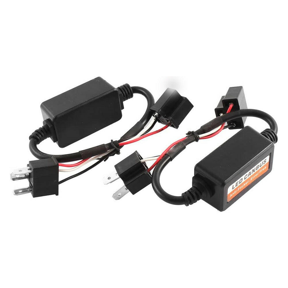 2x H4 LED Headlight Canbus Error Free Anti - Flicker Resistor Canceller Decoder ST - Frazy's Auto Parts