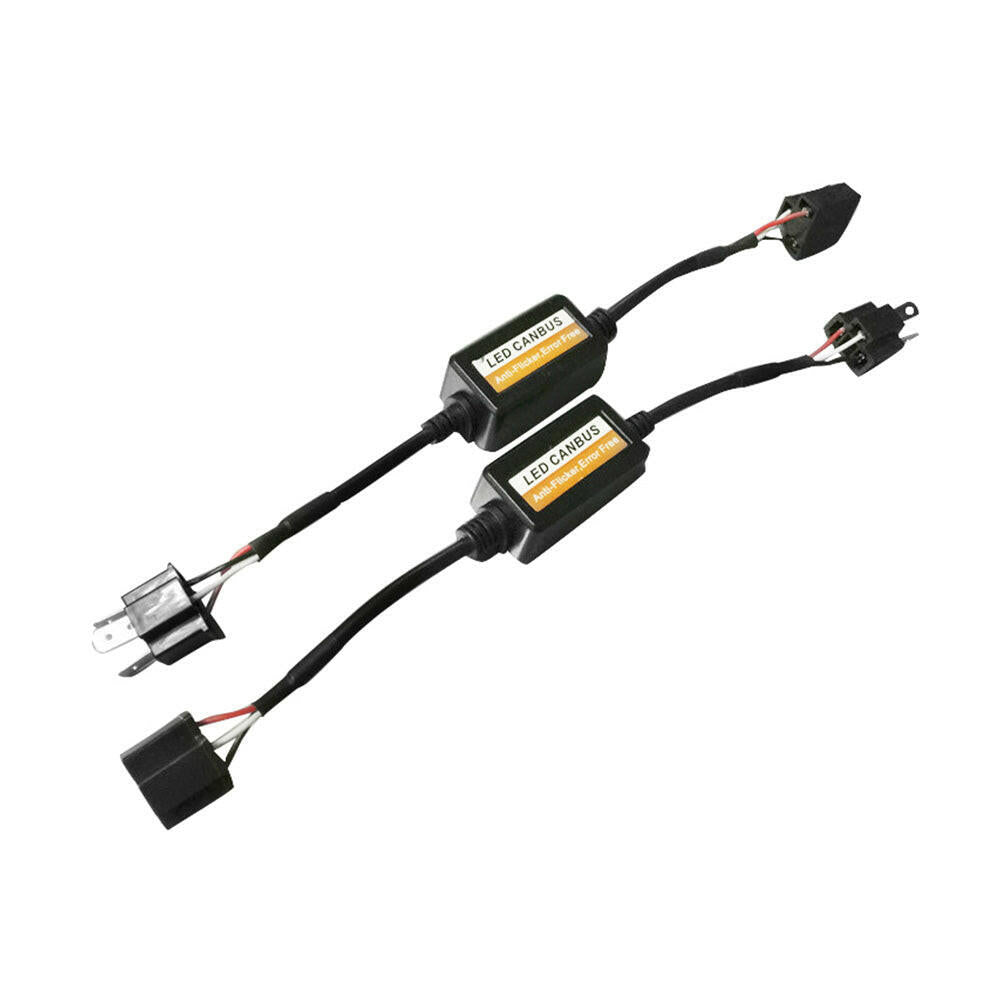 2x H4 LED Headlight Canbus Error Free Anti - Flicker Resistor Canceller Decoder ST - Frazy's Auto Parts