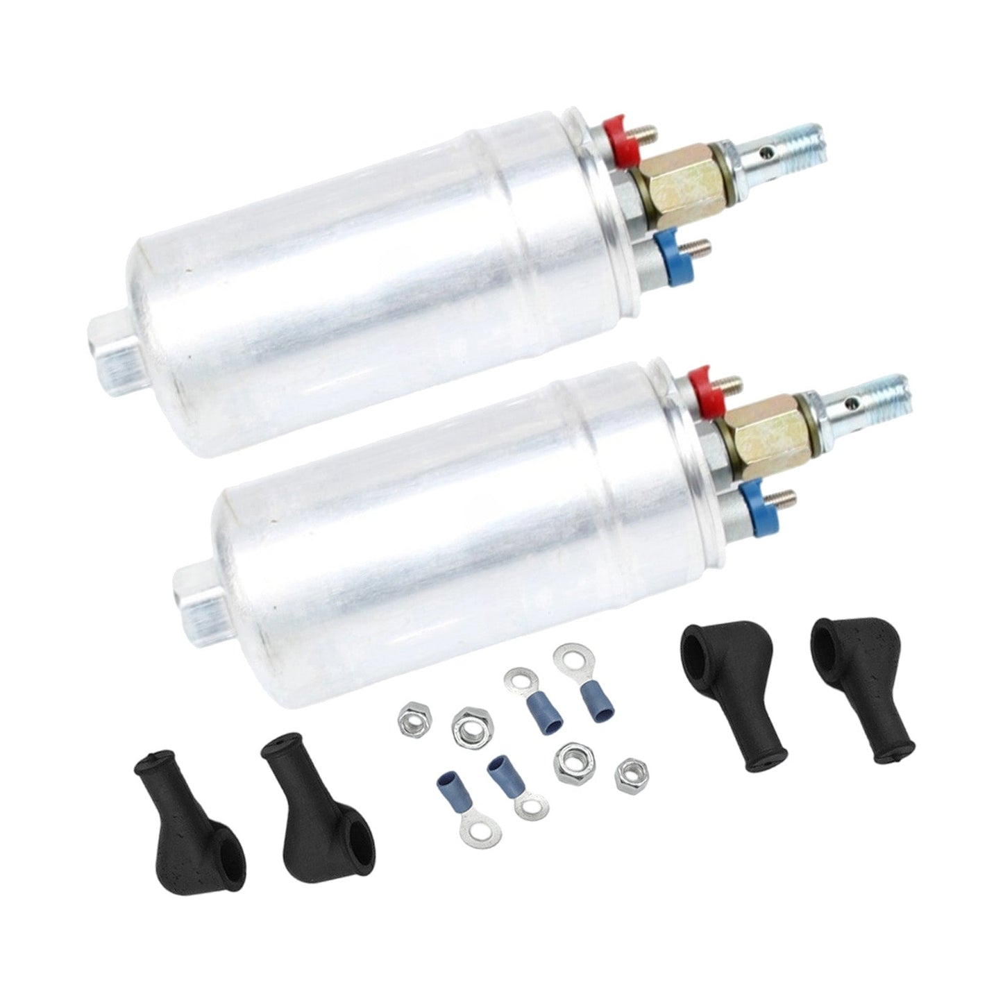2x Racing External Fuel Pumps 300LPH Suitable For Honda Civic CR - V Crosstour - Frazy's Auto Parts