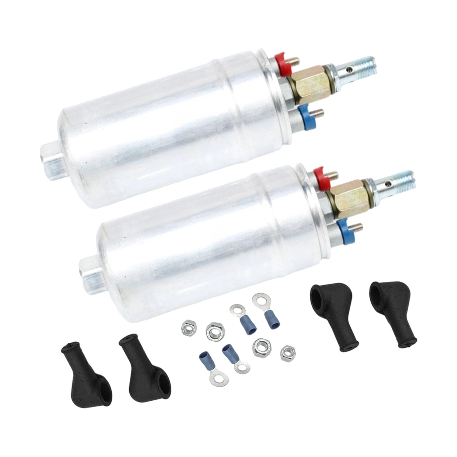 2x Racing External Fuel Pumps 300LPH Suitable For Honda Civic CR - V Crosstour - Frazy's Auto Parts