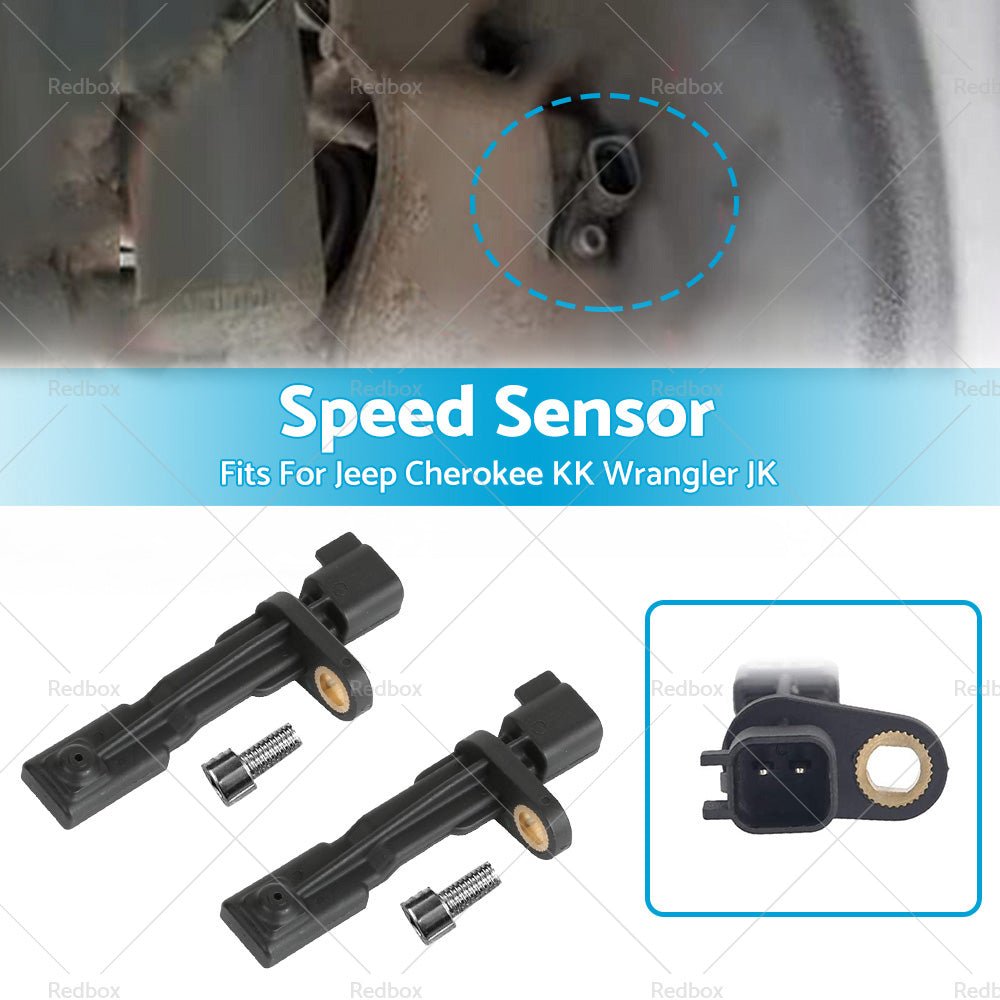 2x Rear ABS Speed Sensor 52125003AB Fits For Jeep Cherokee KK Wrangler JK 2. 8L - Frazy's Auto Parts