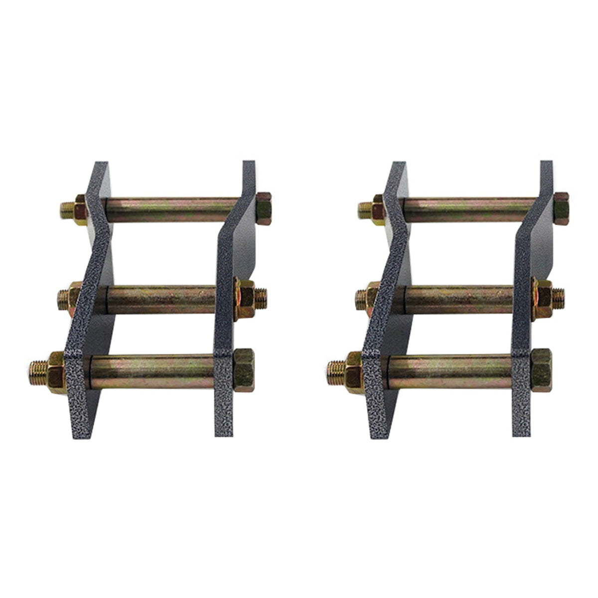 2x Rear Extended Greasable Shackles 2 inch 50mm Lift Suitable For Toyota Hilux KUN26 - Frazy's Auto Parts