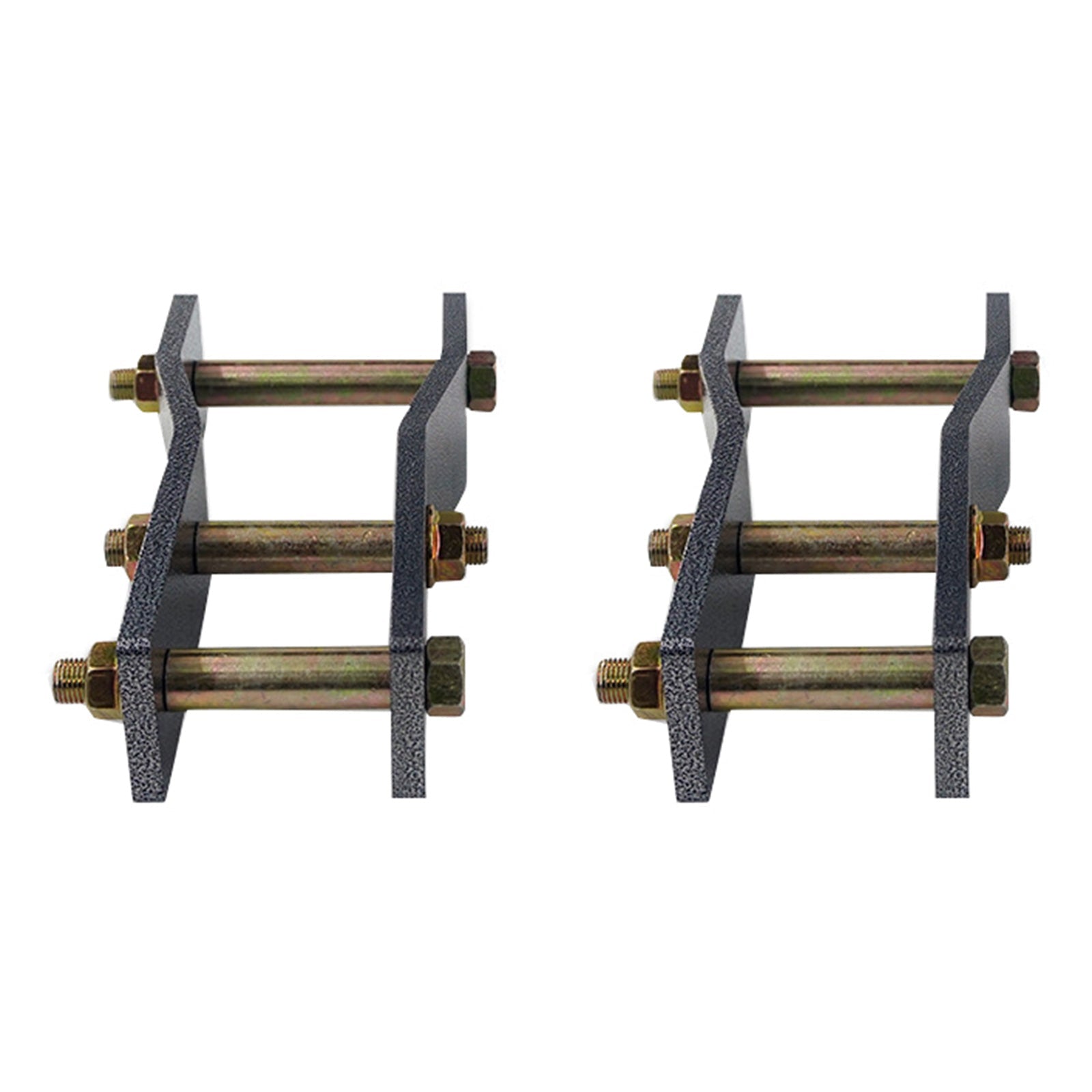 2x Rear Extended Greasable Shackles 2 inch 50mm Lift Suitable For Toyota Hilux KUN26 - Frazy's Auto Parts