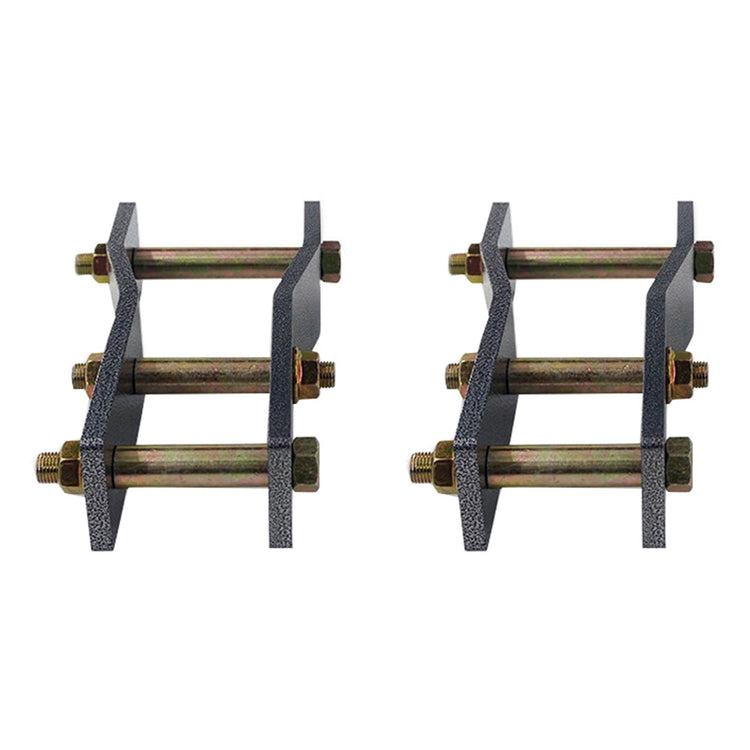 2x Rear Extended Greasable Shackles 2 inch 50mm Lift Suitable For Toyota Hilux KUN26 - Frazy's Auto Parts