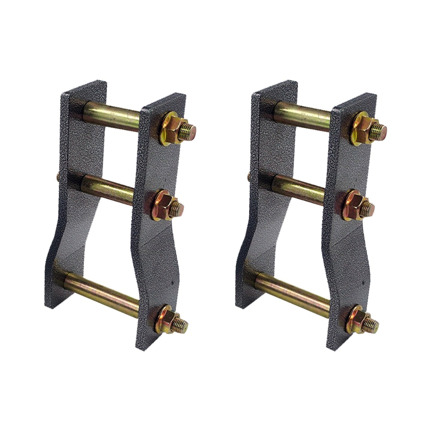 2x Rear Extended Greasable Shackles 2 inch 50mm Lift Suitable For Toyota Hilux KUN26 - Frazy's Auto Parts