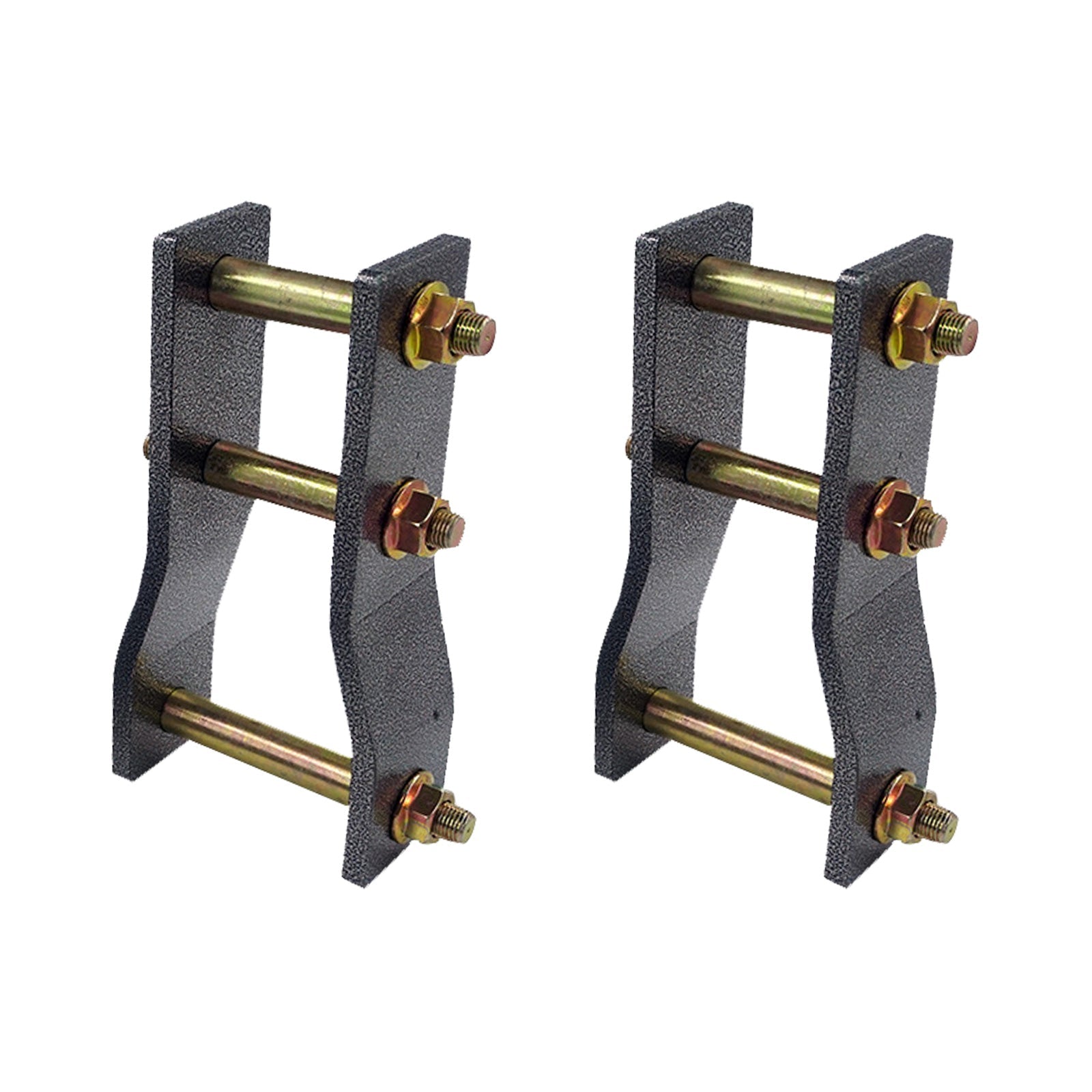 2x Rear Extended Greasable Shackles 2 inch 50mm Lift Suitable For Toyota Hilux KUN26 - Frazy's Auto Parts