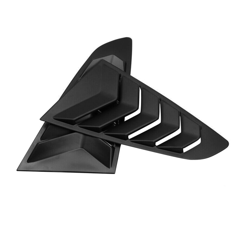 2x Side Window Louvers Sun Shade Cover Suitable For Ford Mustang 2015 - 2022 - Frazy's Auto Parts
