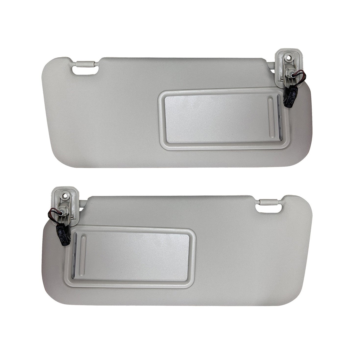 2x Sun Visors Right & Left With Light Suitable For Mazda 3 2010 - 2013 BBM369270C75 - Frazy's Auto Parts