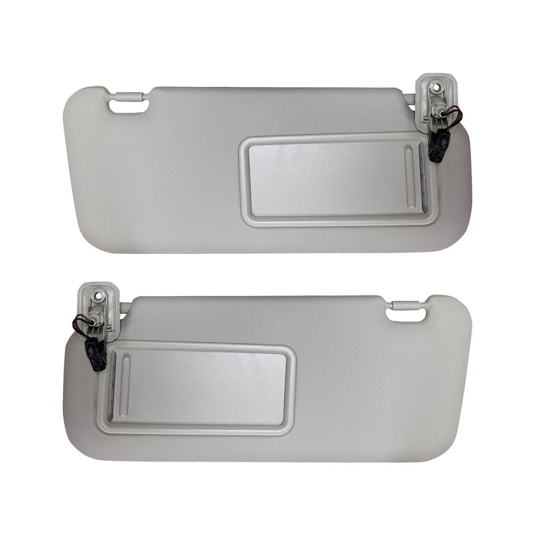 2x Sun Visors Right & Left With Light Suitable For Mazda 3 2010 - 2013 BBM369270C75 - Frazy's Auto Parts