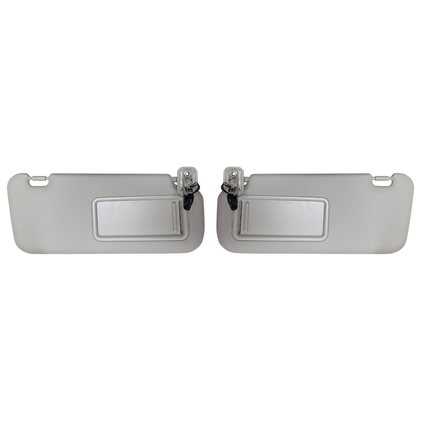 2x Sun Visors Right & Left With Light Suitable For Mazda 3 2010 - 2013 BBM369270C75 - Frazy's Auto Parts